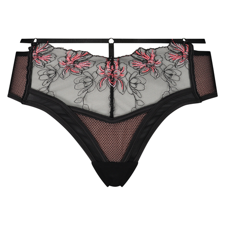High-waist Brazilian Duckie, Schwarz