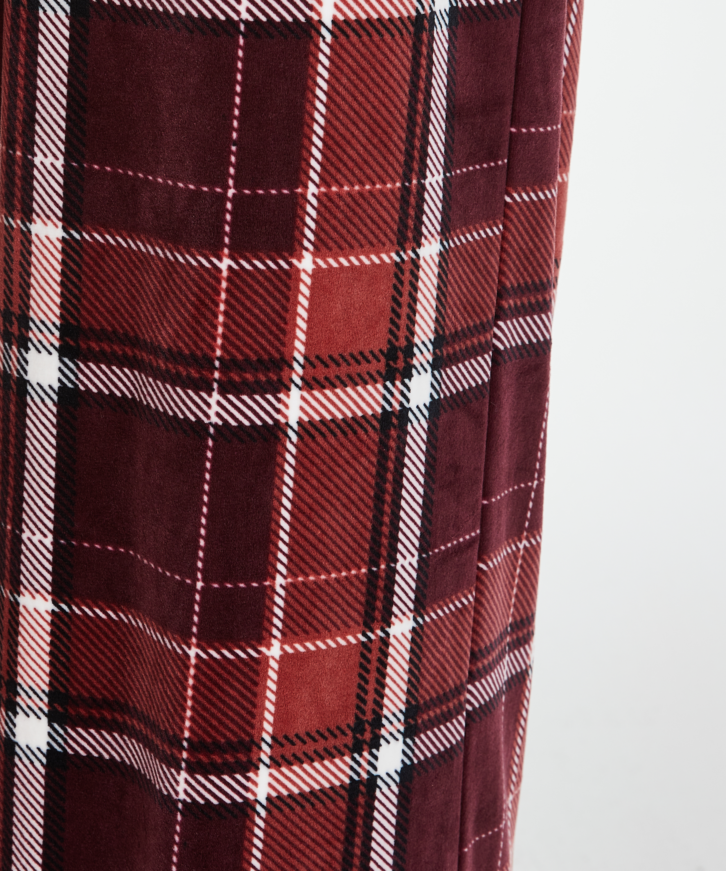 Petite Pantalon de pyjama Velours, Rouge, main