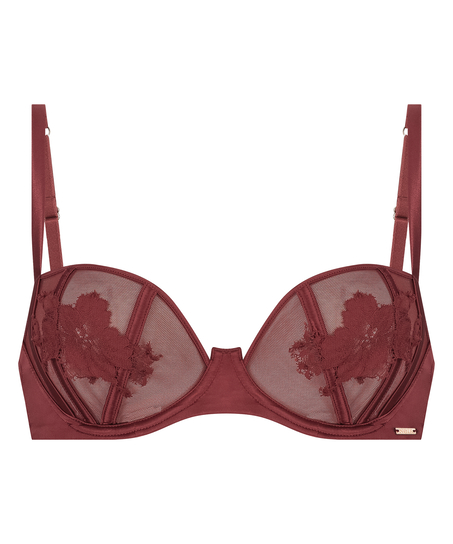 Soutien-gorge à armatures non-préformé Ember, Rouge
