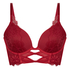 Marianna Push-up-Longline-BH, Rot