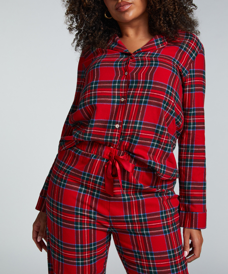 Pyjamaset Twill, Rot