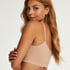 Top à fines bretelles sans coutures, Beige