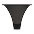 Brazilian-Slip mit hohem Beinausschnitt Kaiden, Schwarz