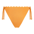 Bikini Slip Cheeky Tanga Scallop Lurex, Orange