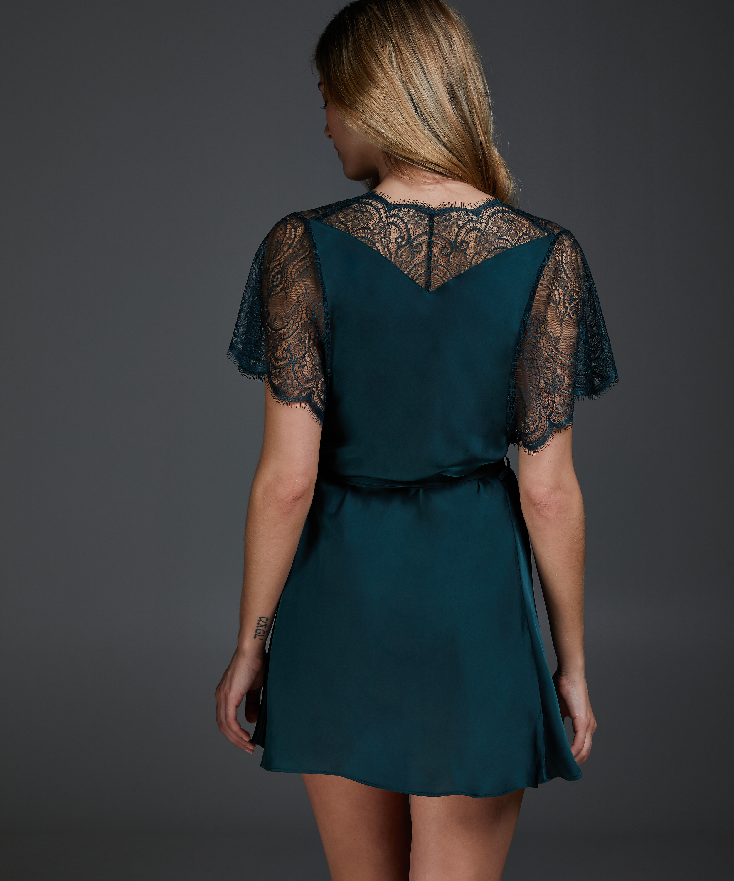 Kimono Cap Sleeve, Vert, main