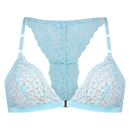 Vorgeformtes Triangel-Bralette Marina, Blau