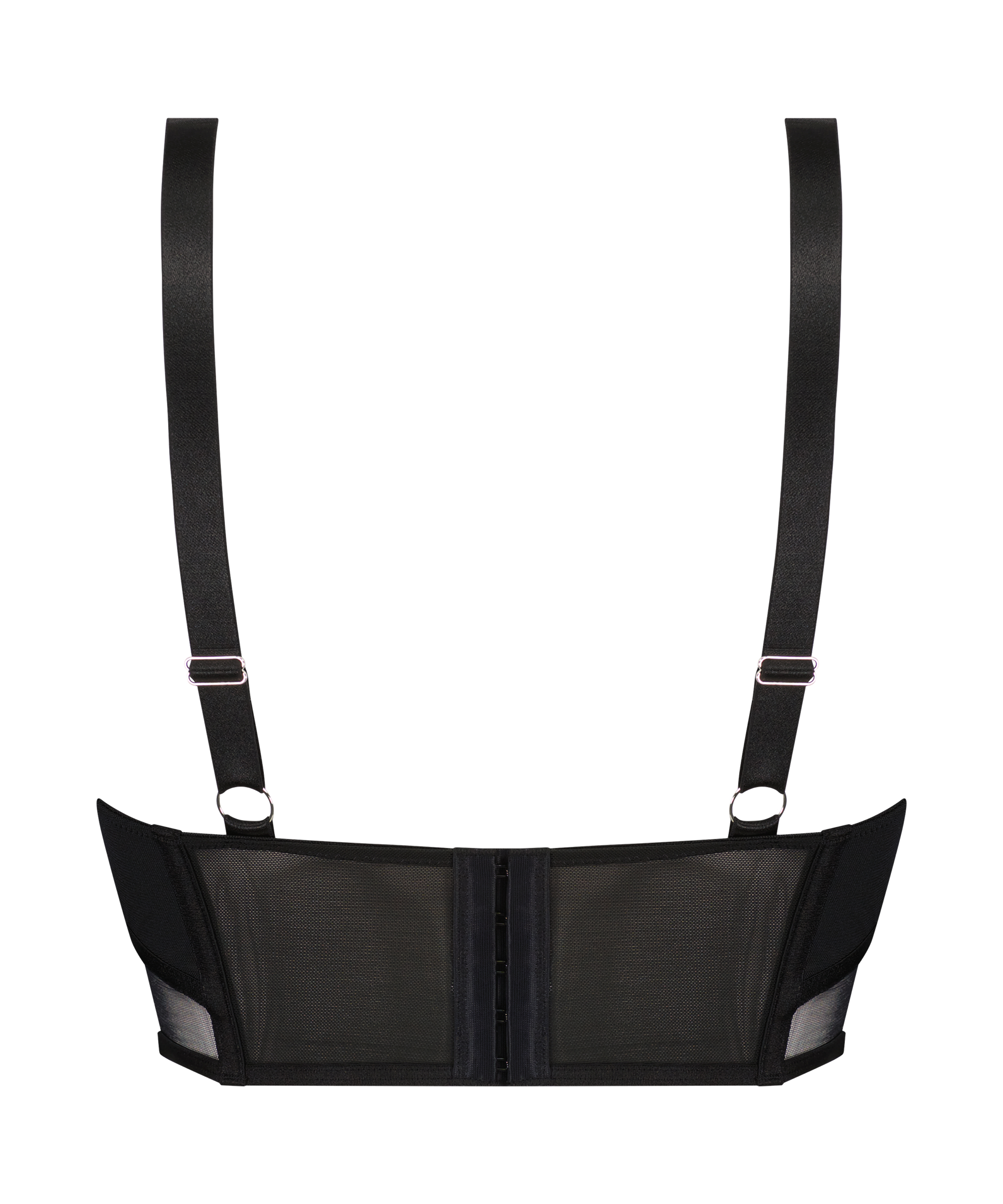 Love Me Mesh Korsett-Oberteil, Schwarz, main