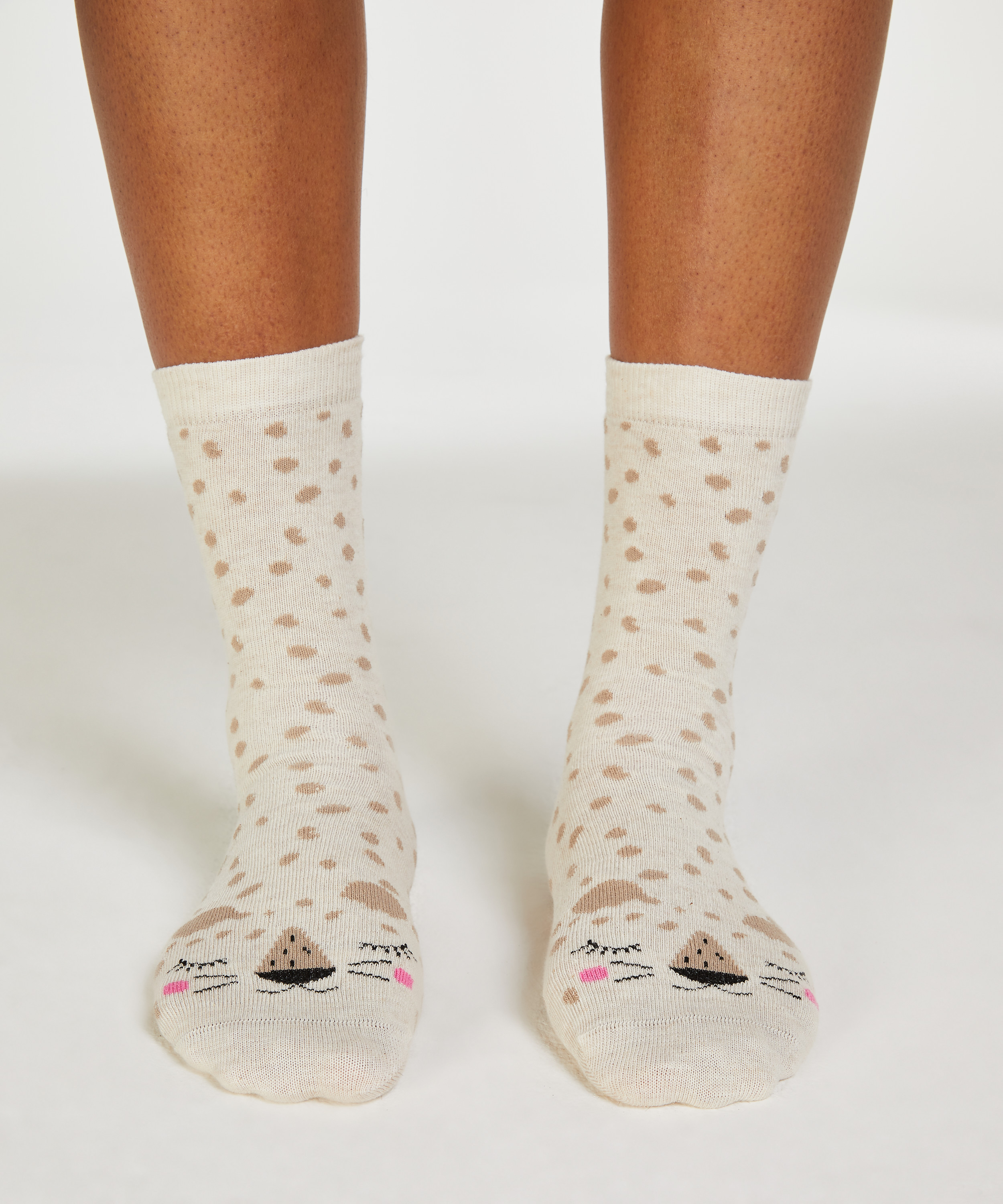 2 Paires de Chaussettes, Blanc, main