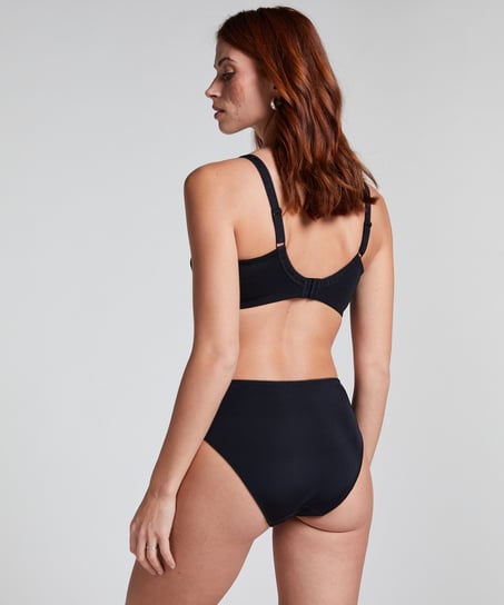 Slip taille haute Diva, Noir