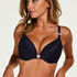 Soutien-gorge &agrave; armatures pr&eacute;form&eacute; push-up Maya, Bleu