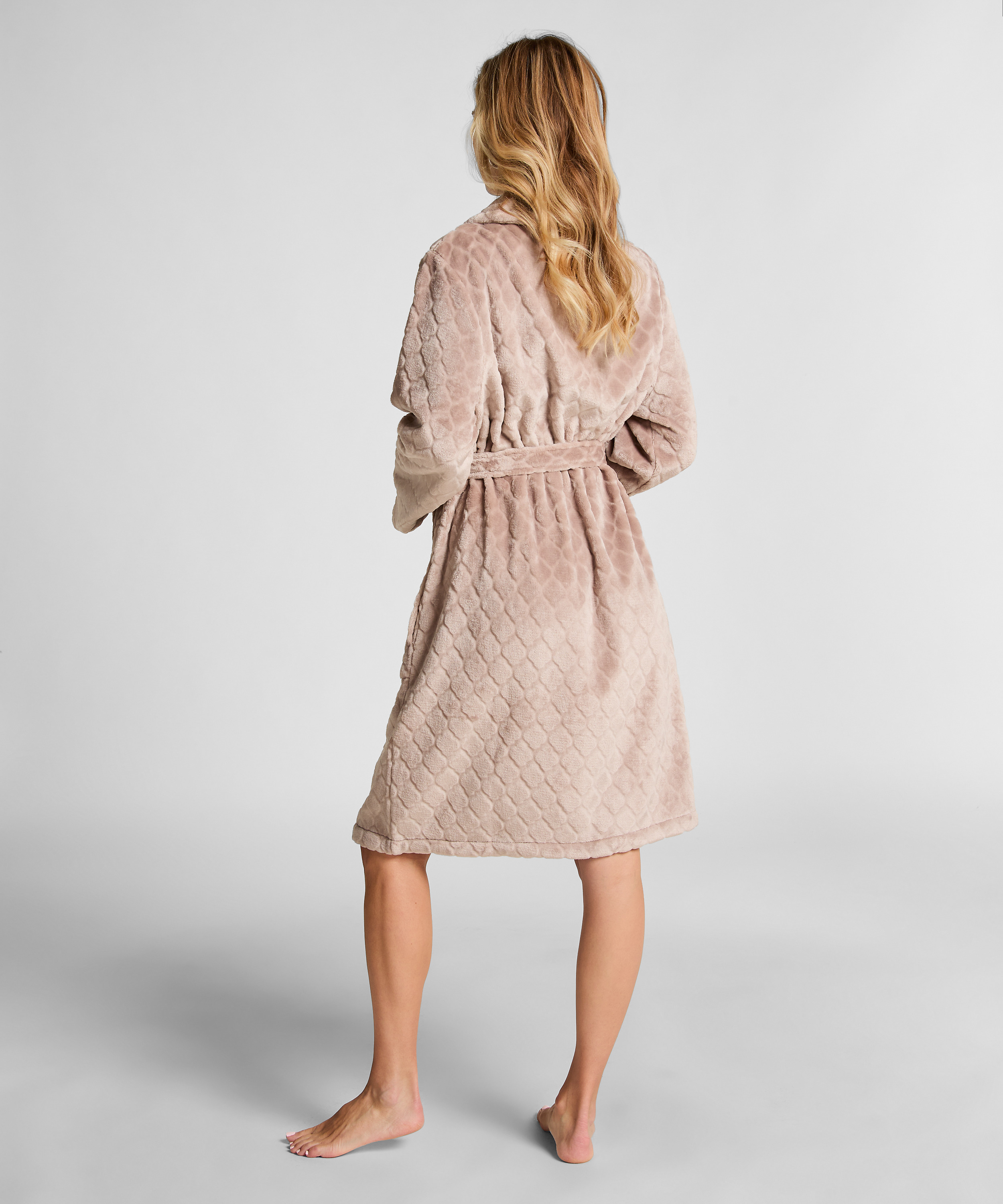 Peignoir Fleece, Beige, main