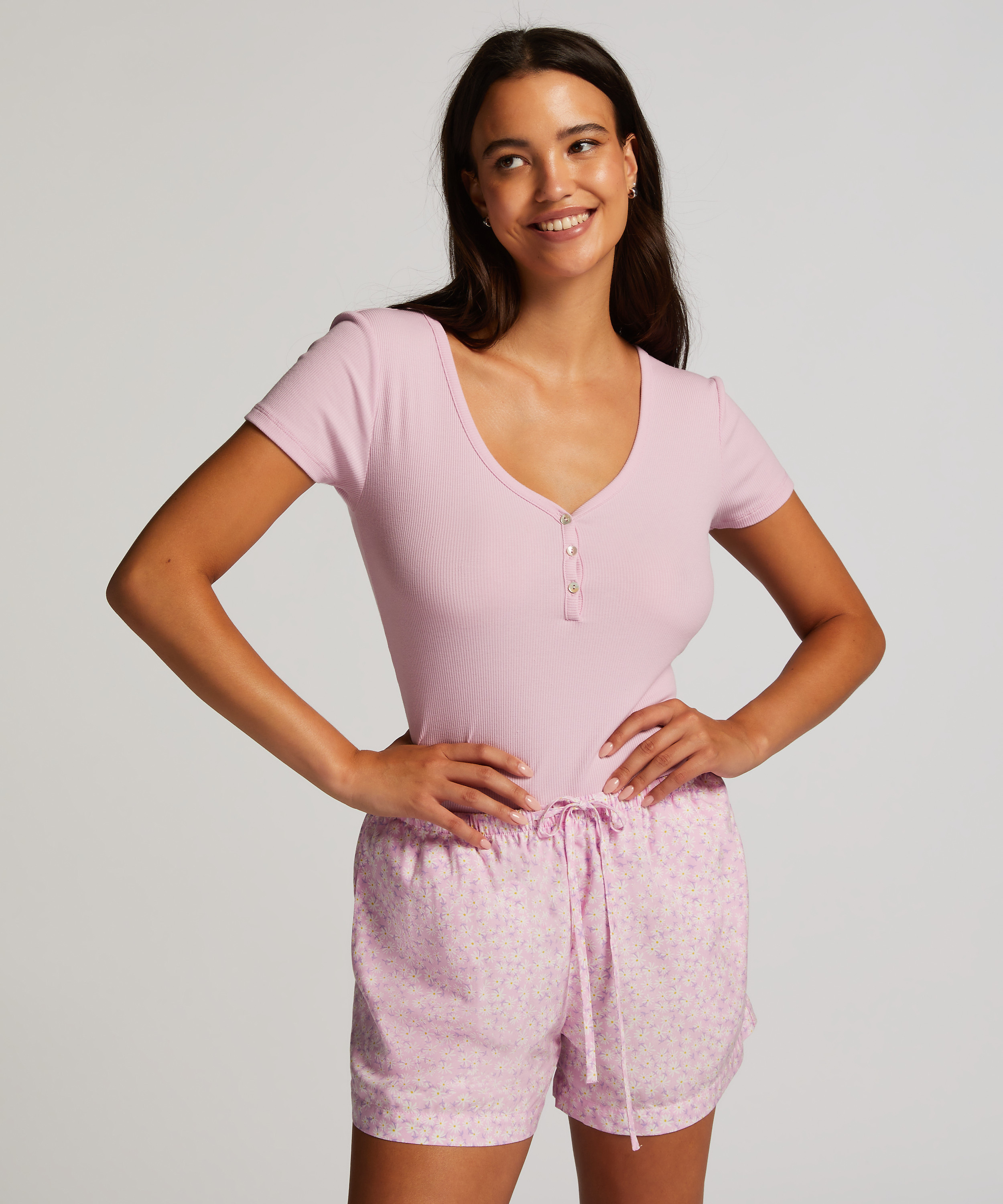 Pyjama-Shorts, Rose, main