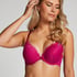 Soutien-gorge &agrave; armatures pr&eacute;form&eacute; push-up Marine, Rose