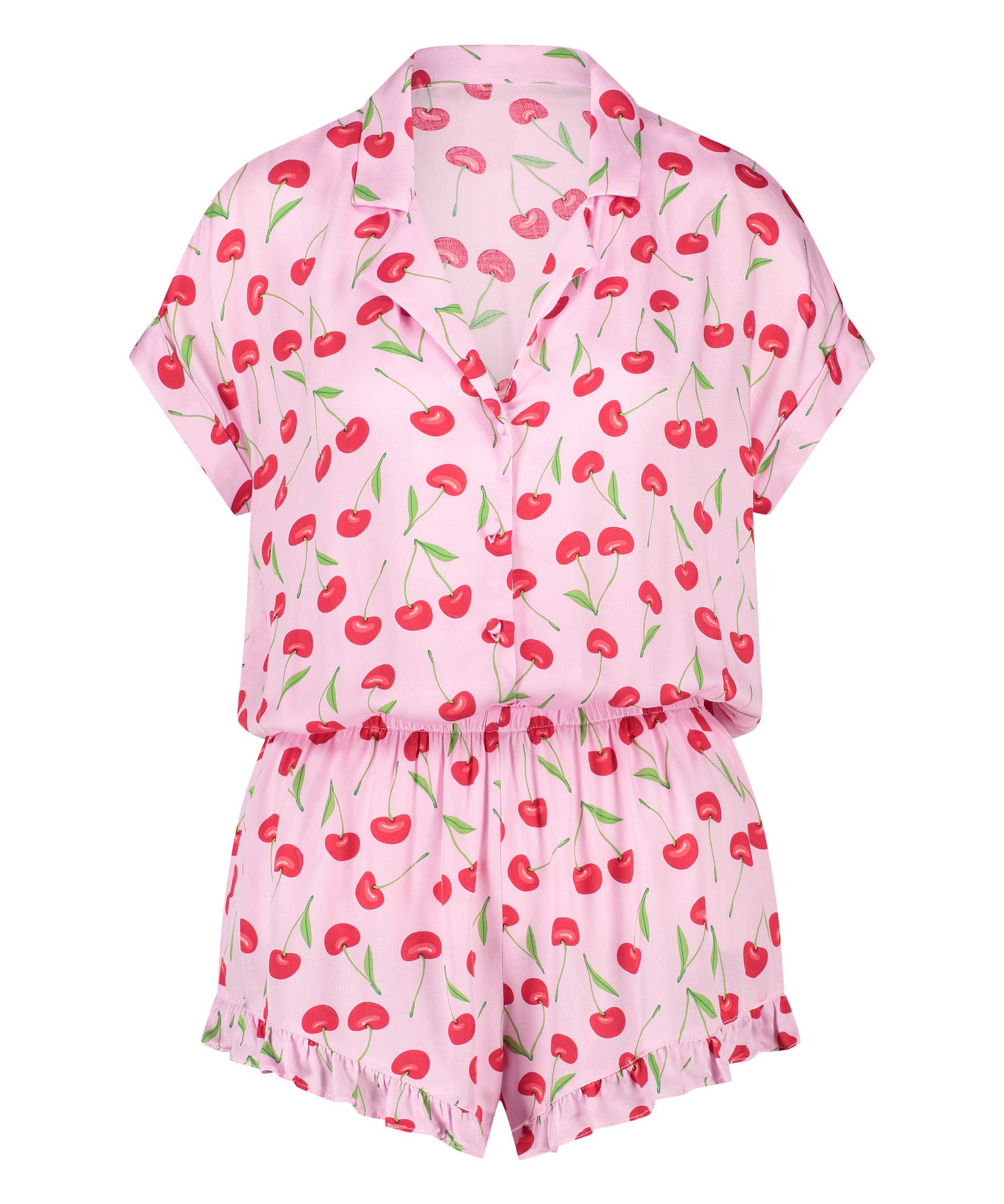 Onesie Teddy Cherry, Rose, main