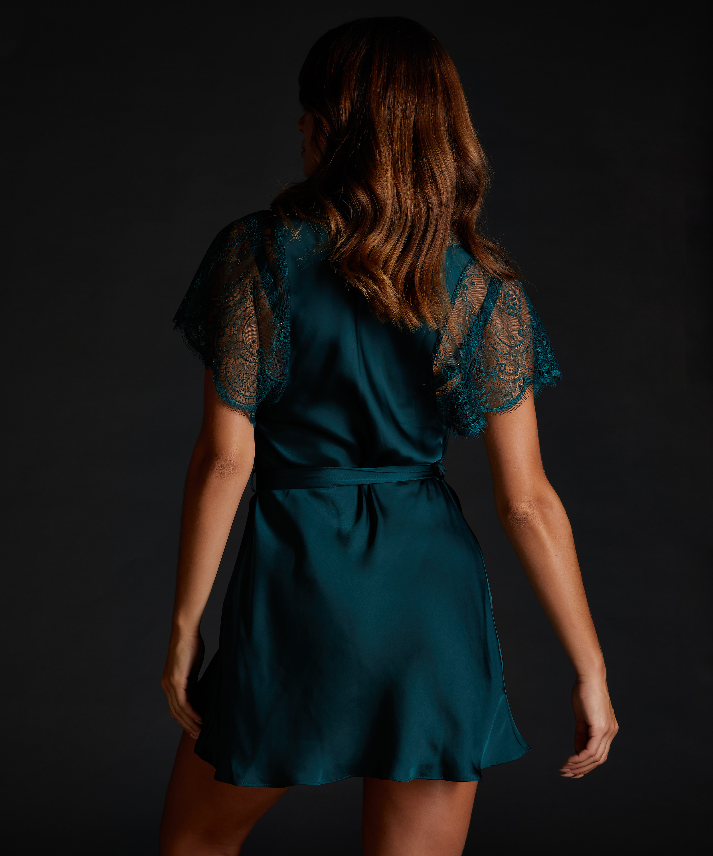 Kimono Satin Coco, Gr&uuml;n, main