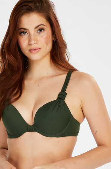 Hunkemöller Haut de bikini push-up Luxe Taille A - E Vert