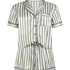 Pyjama en satin, Vert