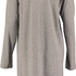 Chemise de nuit à décolleté arrondi et manches longues, Gris