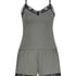 Ensemble de pyjama court Cami, Vert