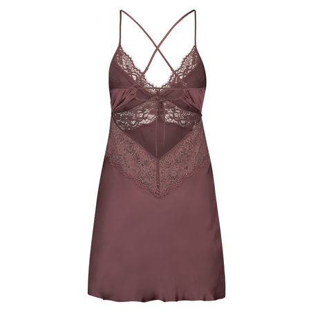 Slipdress Satin Honey, Rose