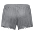 Shorts Velours Lace, Grau