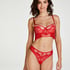 Soutien-gorge &agrave; armatures pr&eacute;form&eacute; longline Yves, Rouge