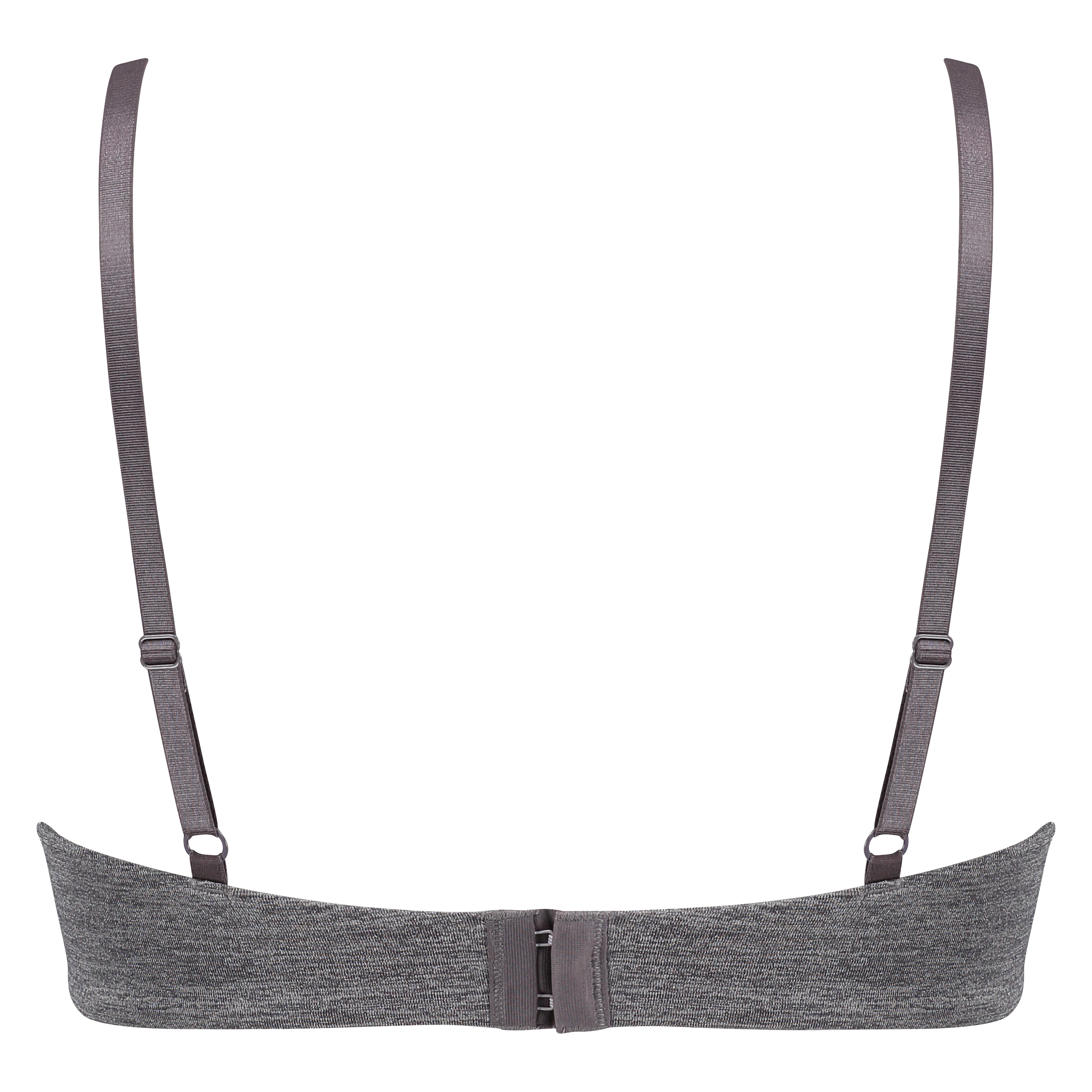 Soutien-gorge sans armatures pr&eacute;form&eacute; Rebecca, Gris, main