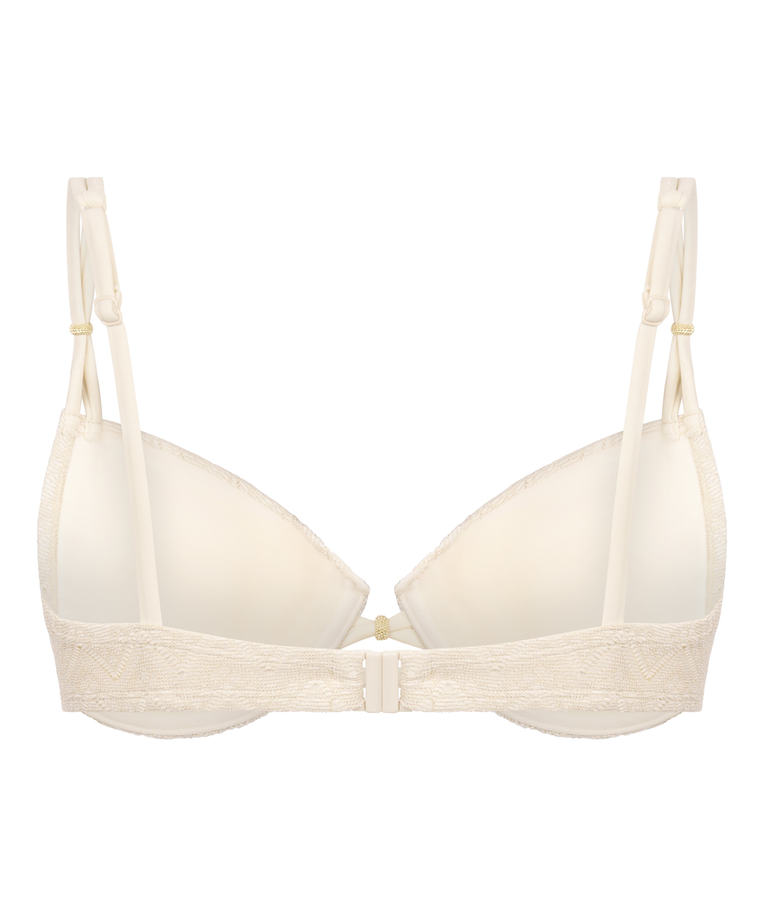 Crochet Bikini Top, Weiß, main