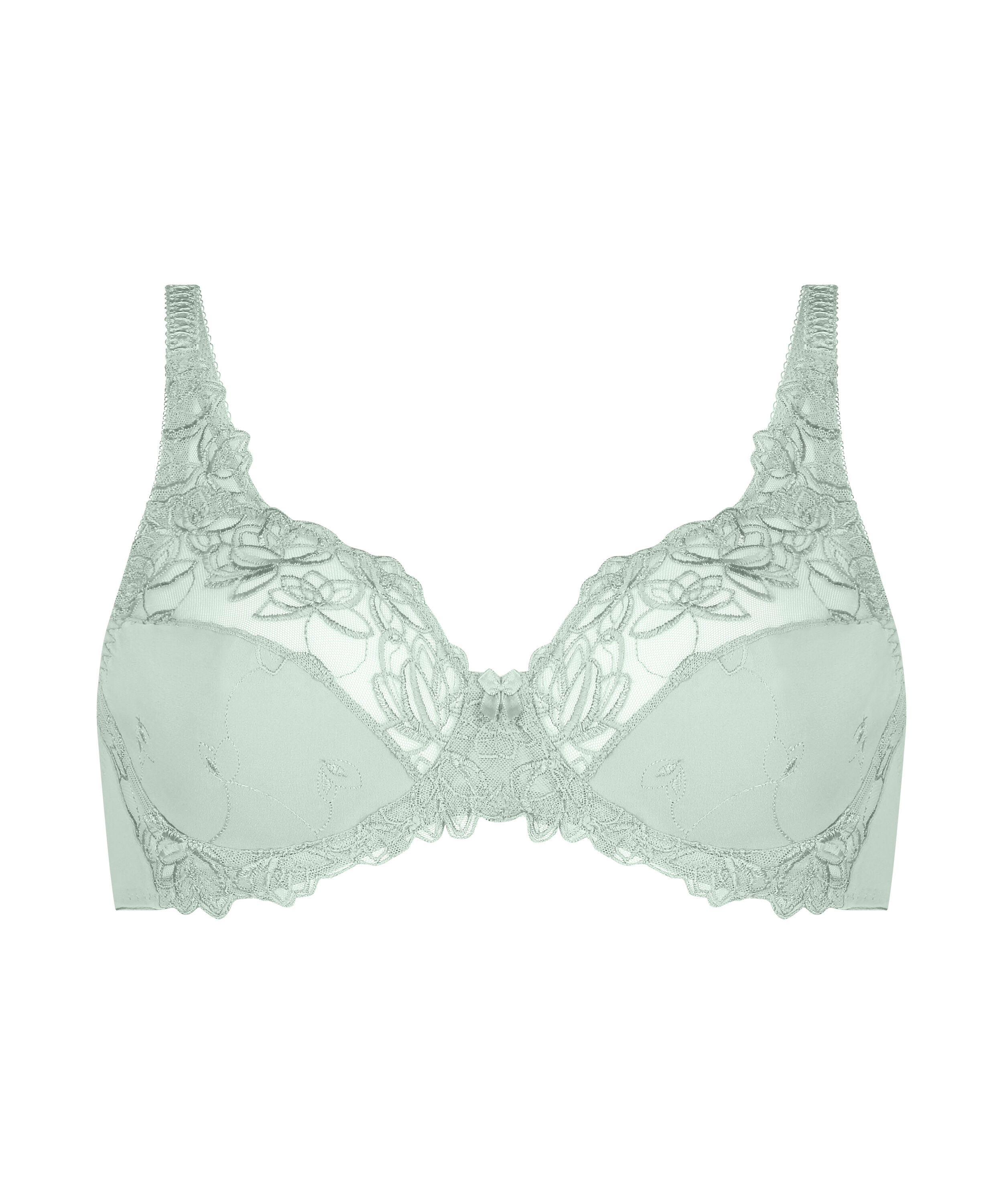 Unwattierter B&uuml;gel-BH Diva, Gr&uuml;n