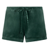 Short velours, Vert