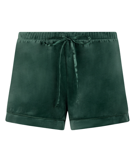Short velours, Vert