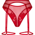 String avec porte-jarretelles Withney, Rouge