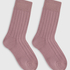 1 Paar Socken, Lila