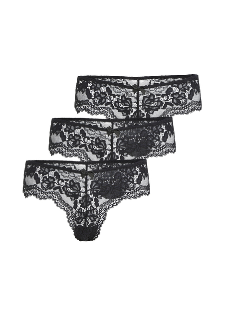 3er-Pack Brazilian Chelsea, Schwarz