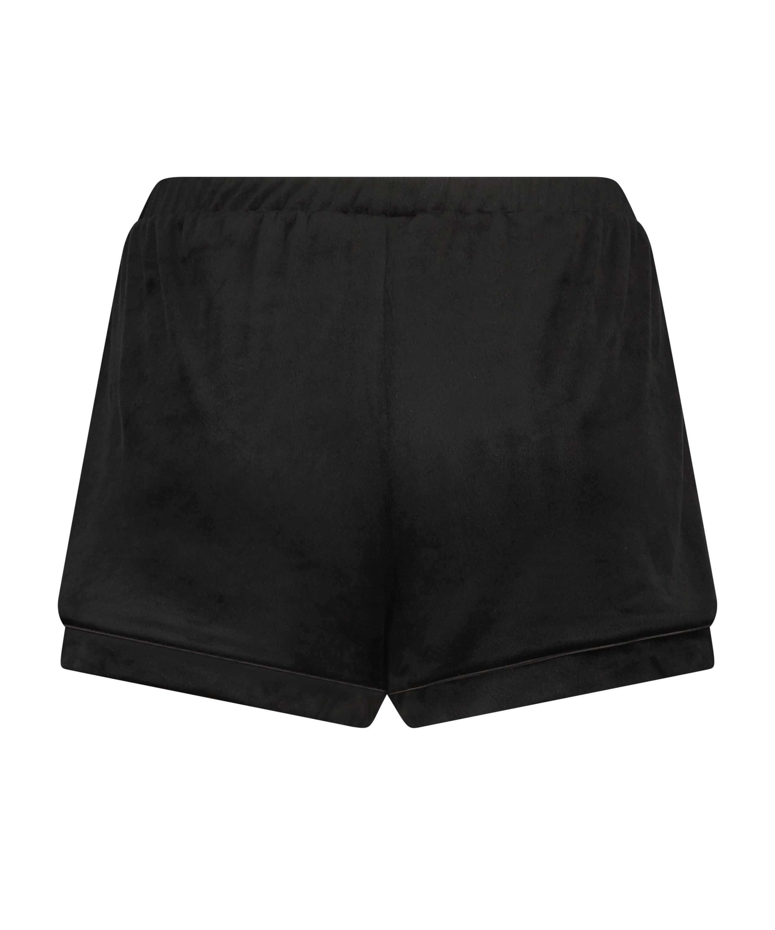 Short velours, Noir, main