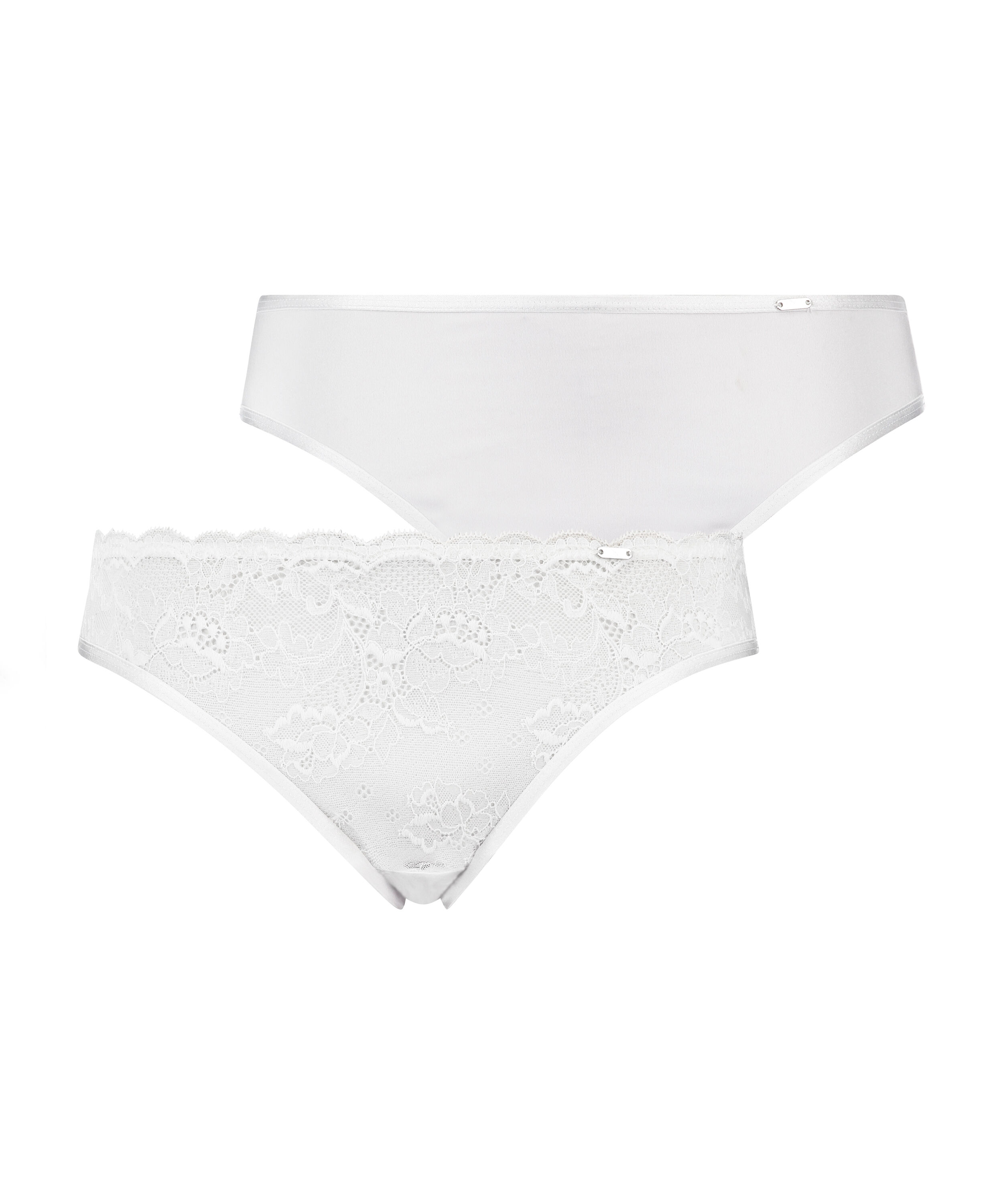 Lot de 2 slips Angie, Blanc