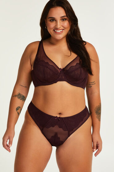 Hunkemöller Brésilien taille haute Mel I AM Danielle Violet