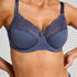 Soutien-gorge &agrave; armatures non-pr&eacute;form&eacute; Sophie, Bleu