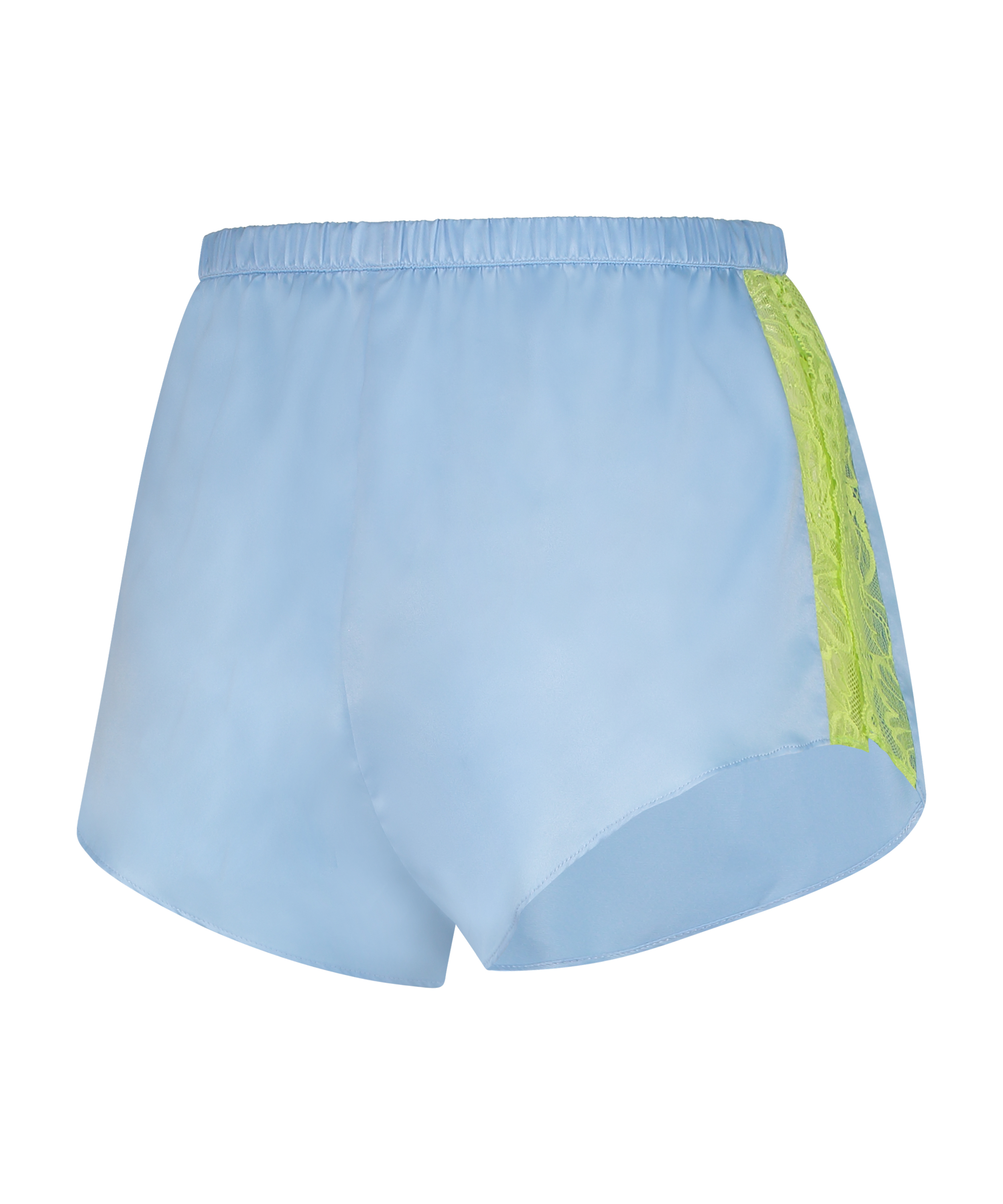 Shorts Satin Spitze, Blau, main