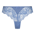 Slip brésilien jambes hautes Dora, Bleu