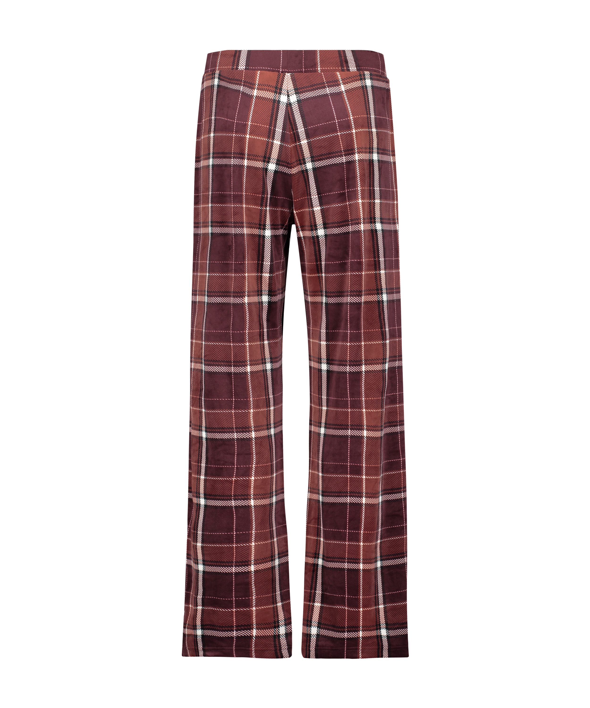 Tall Pyjamahose aus Velours, Rot, main