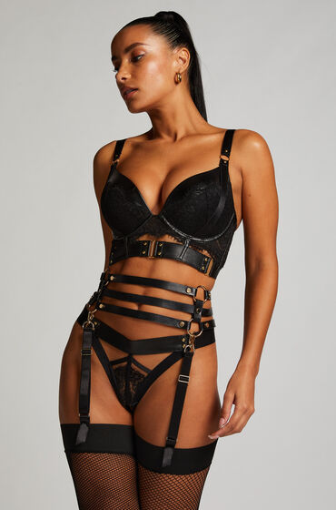 Hunkemöller Private Strapse Schwarz L/XL