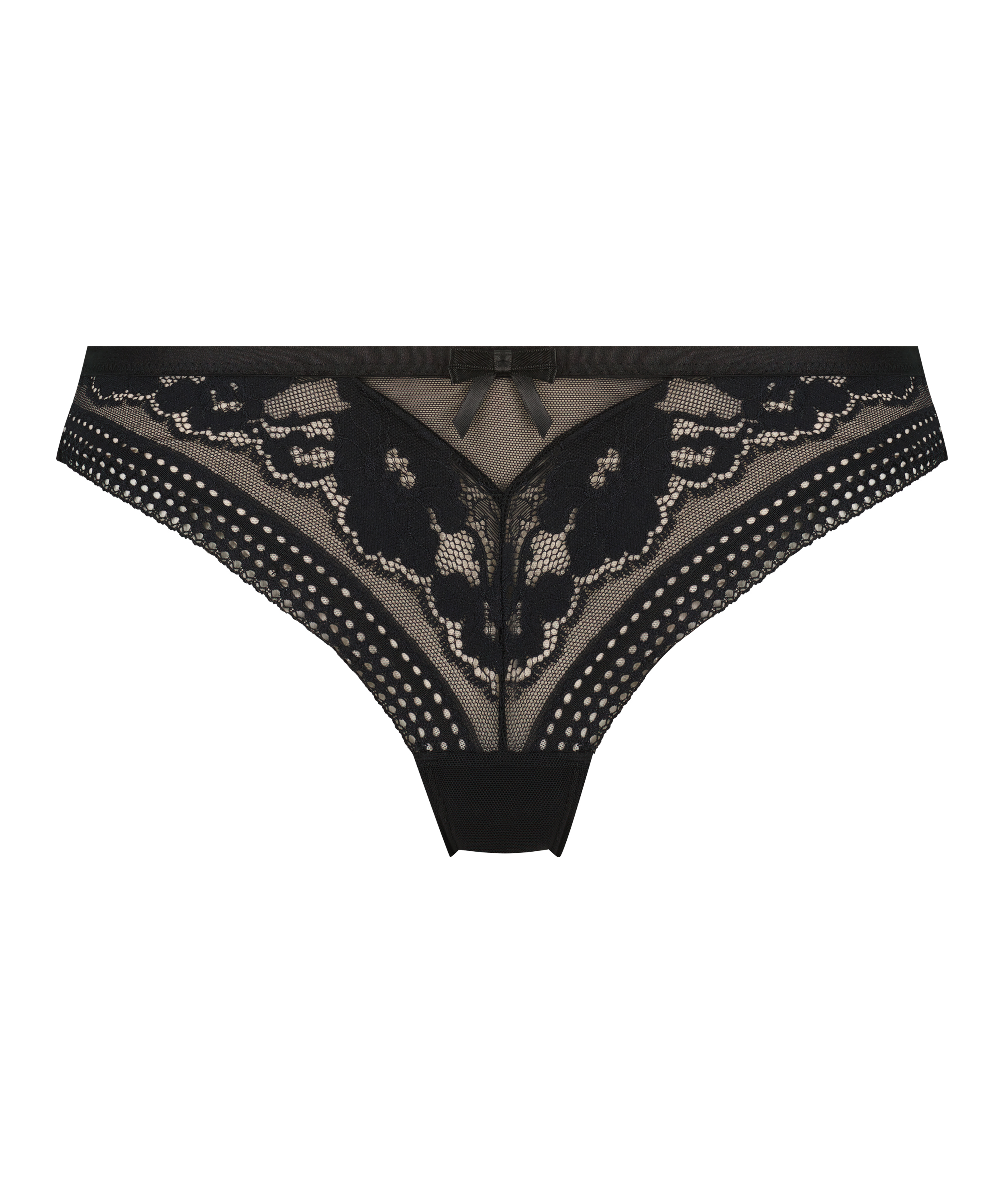 Slip br&eacute;silien Kelly, Noir, main