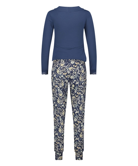 Pyjama-Set f&uuml;r das Stillen, Blau
