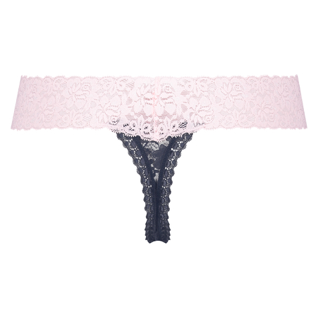 String en V taille extra basse, Bleu