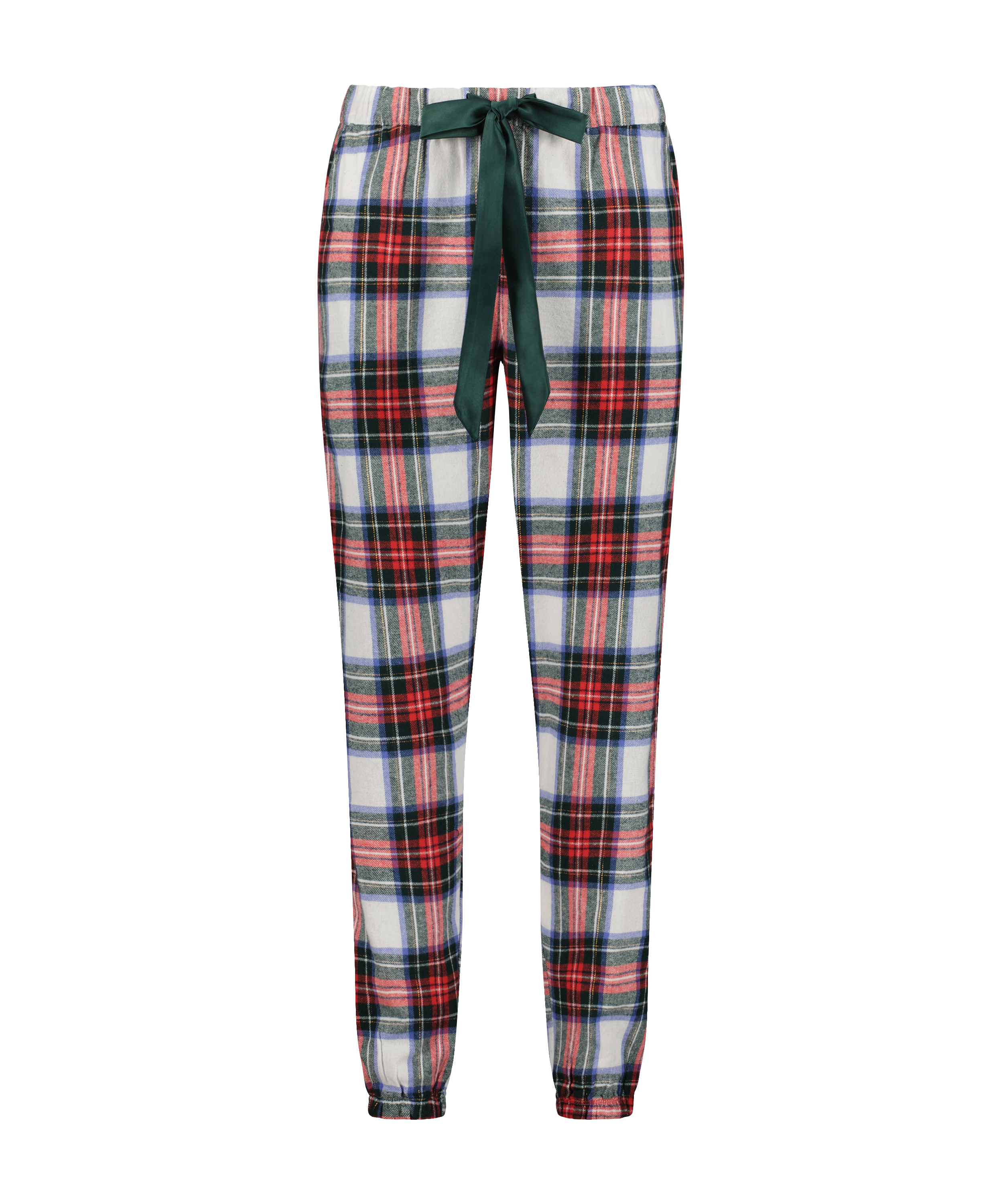 Pantalon de Pyjama Flanel, Blanc, main