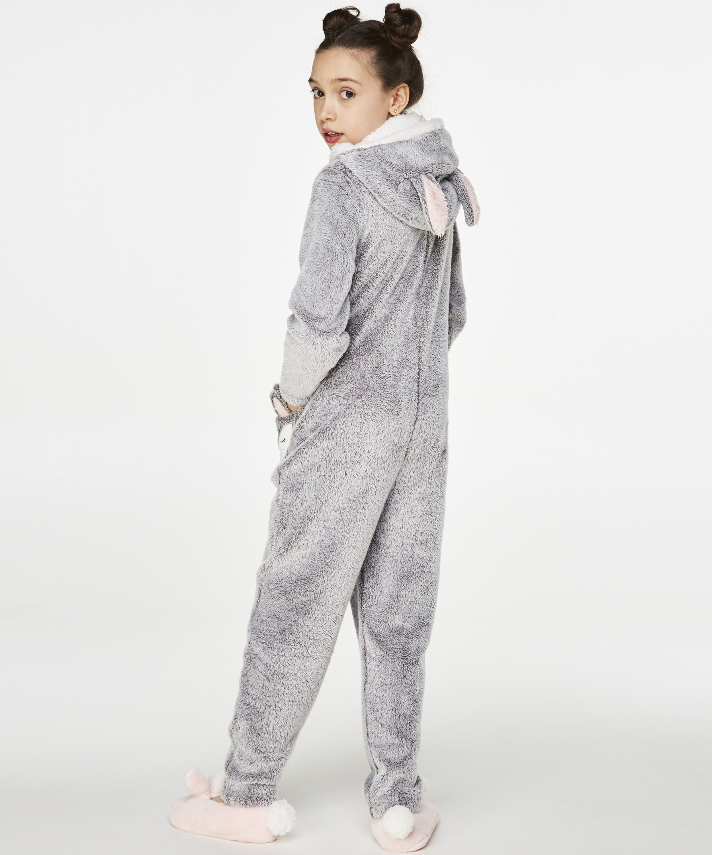 Onesie Teens Fleece, Grau, main