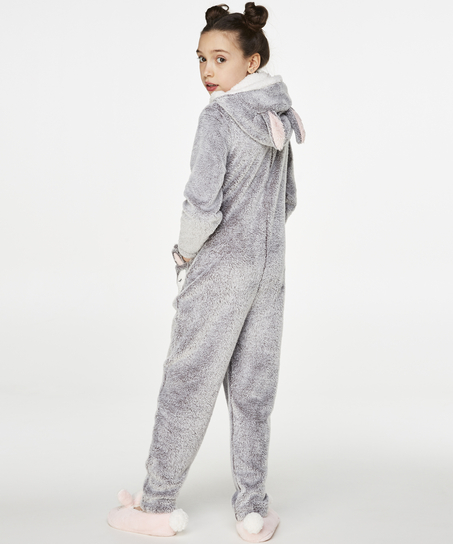 Onesie Teens Fleece, Grau
