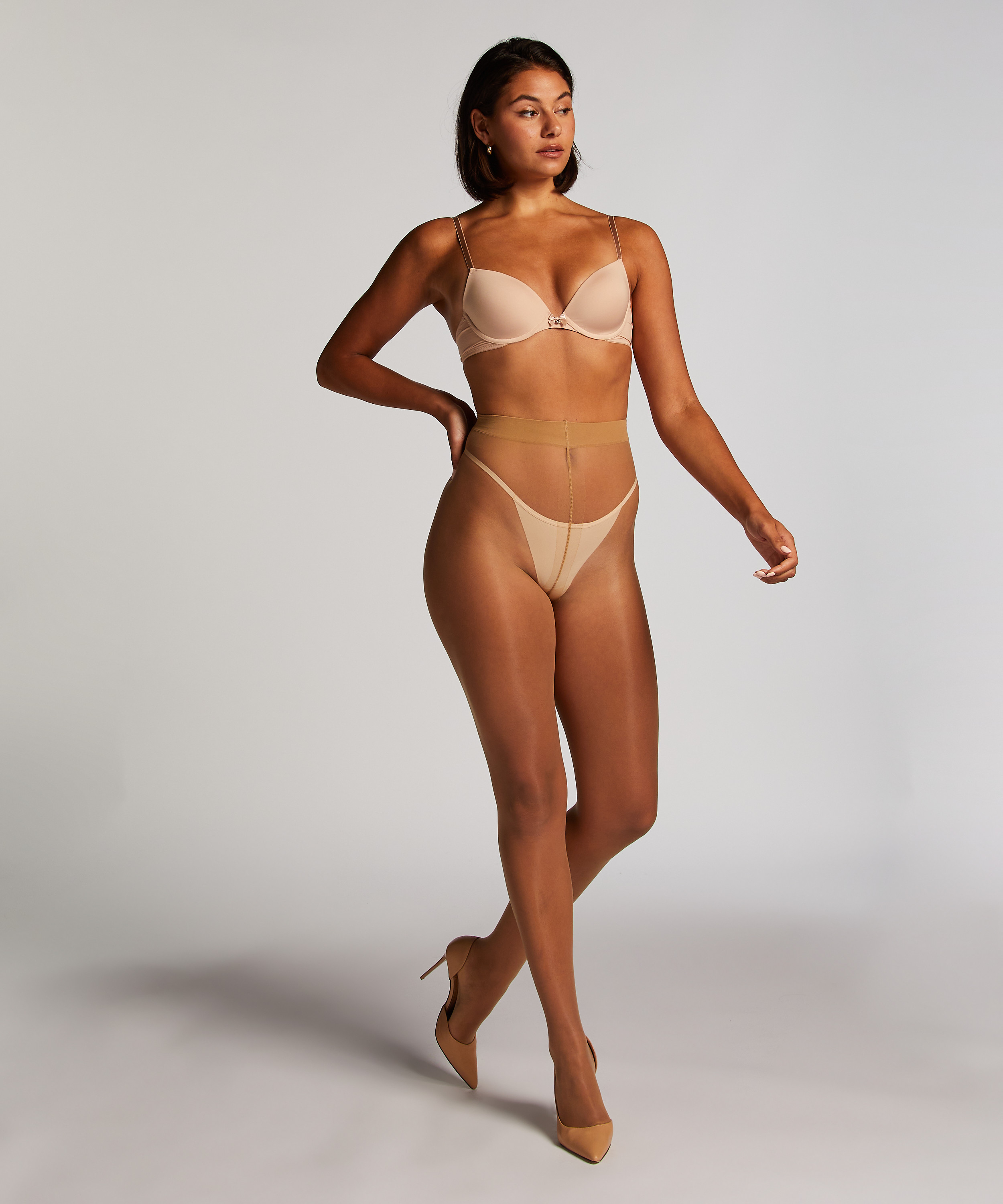 Panty 15 Denier Anti-ladder, Beige, main