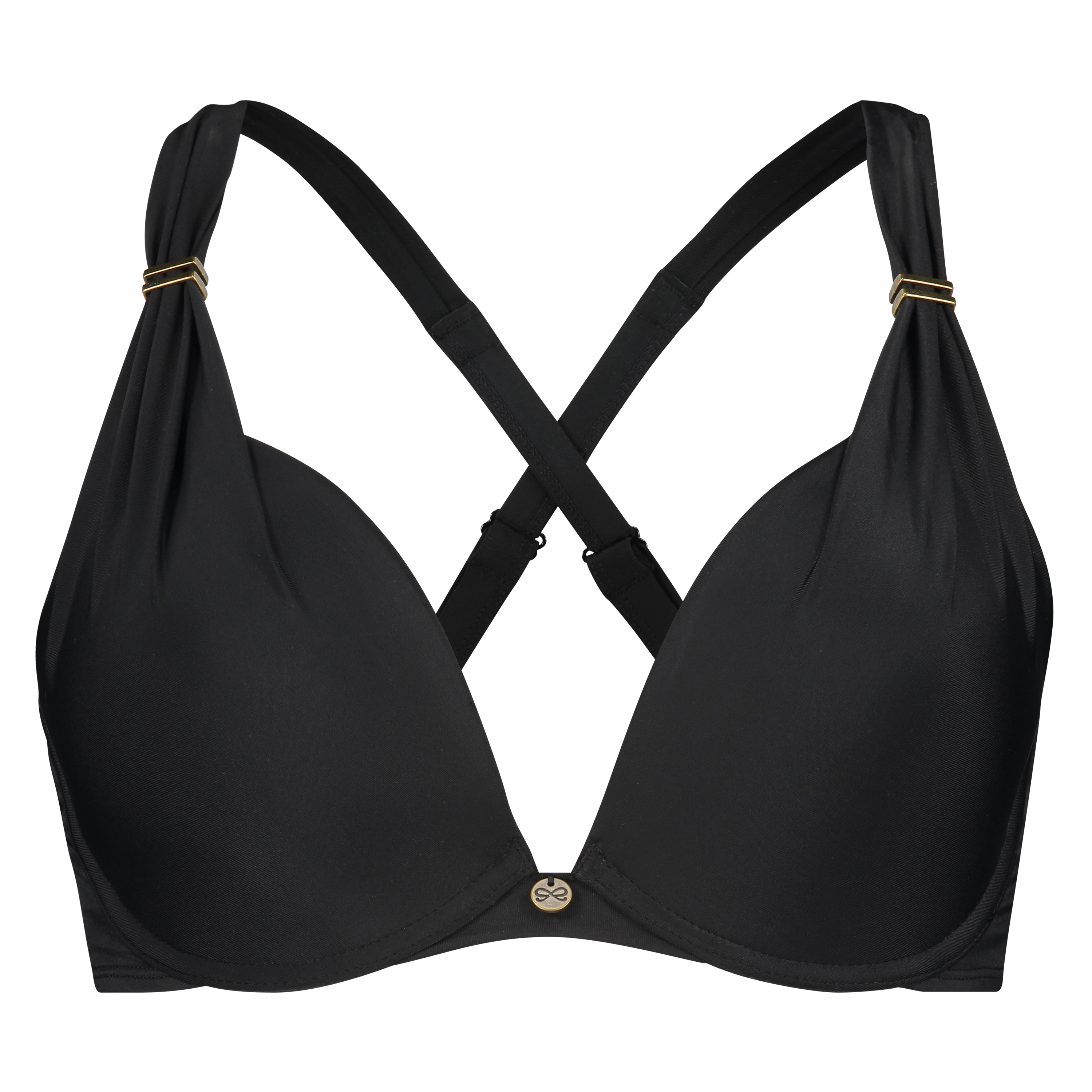 Haut de bikini à armatures préformé Sunset Dreams Taille E +, Noir, main